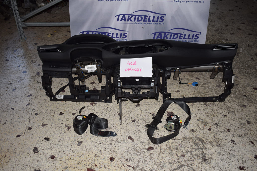 Αερόσακοι Σετ Peugeot 308 2013-2021