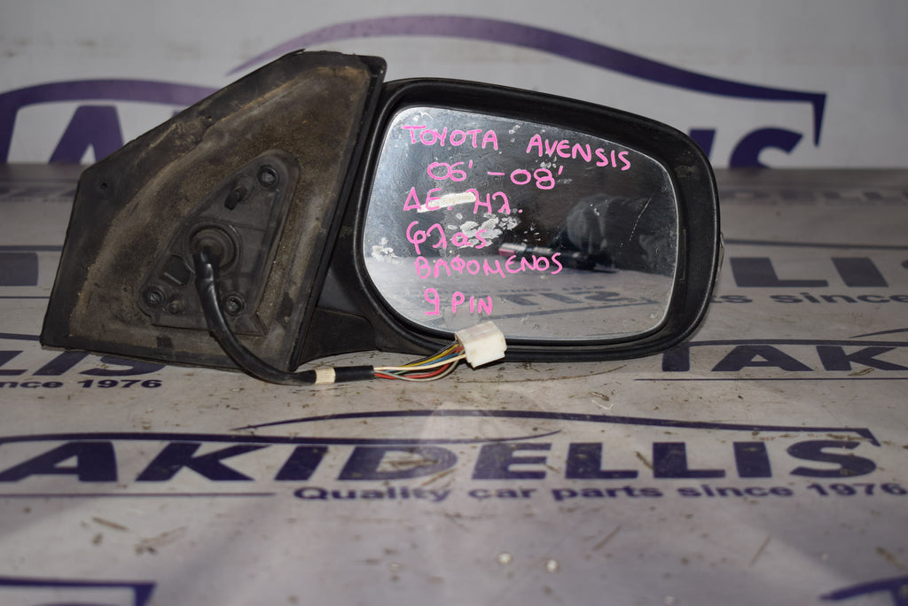 Mirror with Indicator Right Toyota Avensis 2006-2008