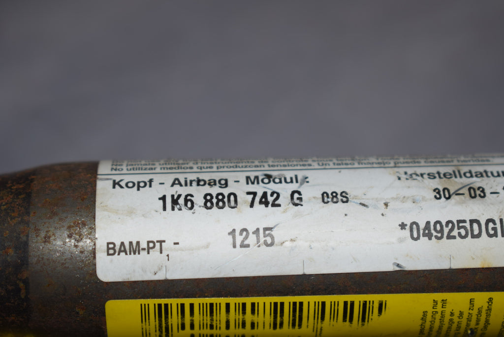 Αερόσακος Πλευρικός Οροφής Δεξιός Volkswagen Golf 5