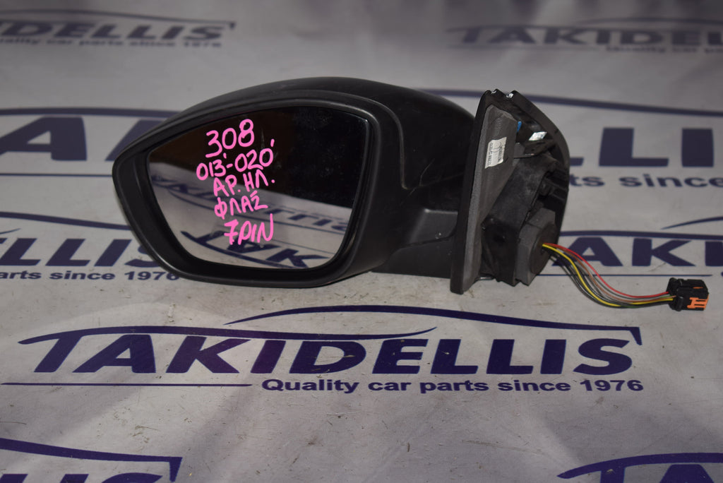 Καθρέφτης Με Φλας Αριστερός Peugeot 308 2013-2020