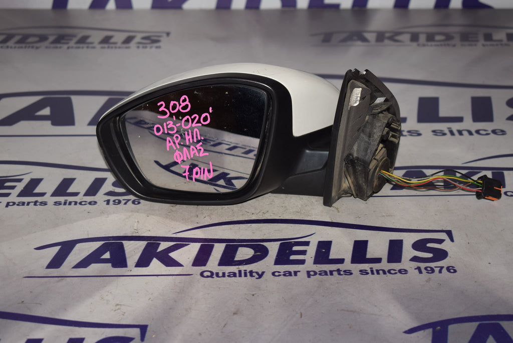 Καθρέφτης Με Φλας Αριστερός Peugeot 308 2013-2020