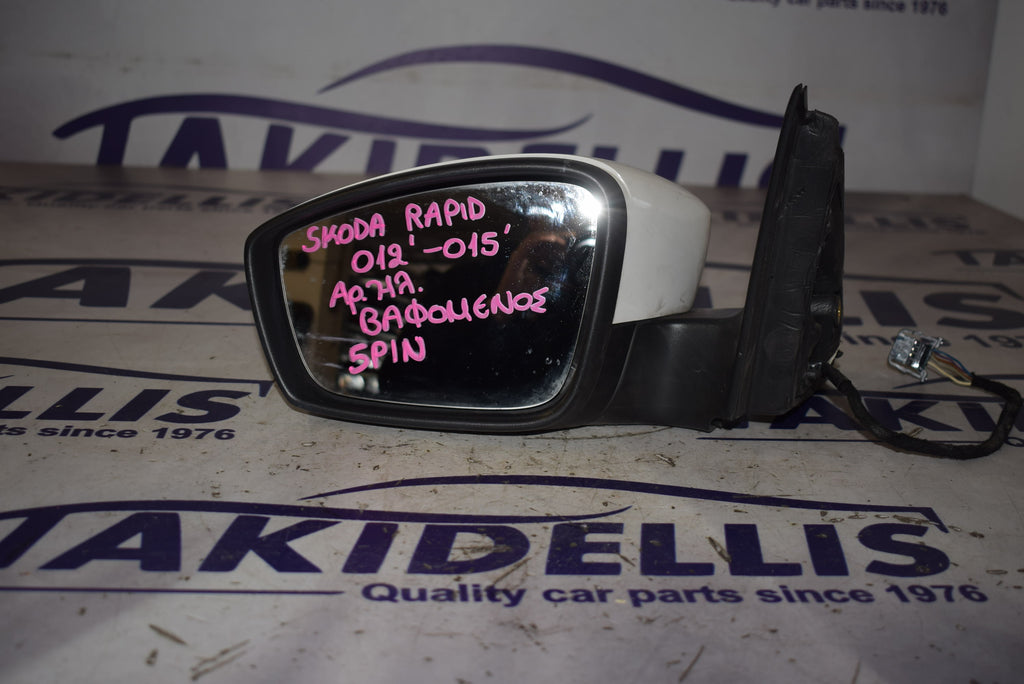 Mirror Left Skoda Rapid 2012-2015