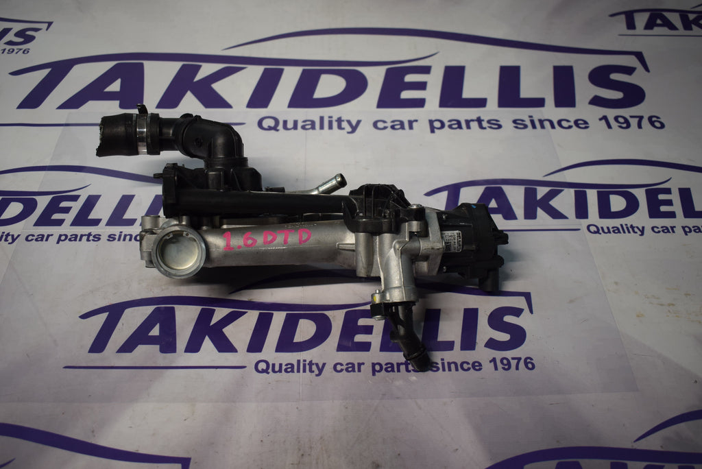 Exhaust Gas Cooler With Exhaust Gas Recirculation Valve - EGR Opel