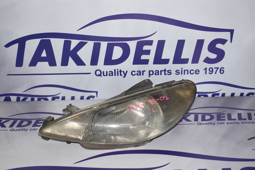 Headlight Left Peugeot 206 1998-2002
