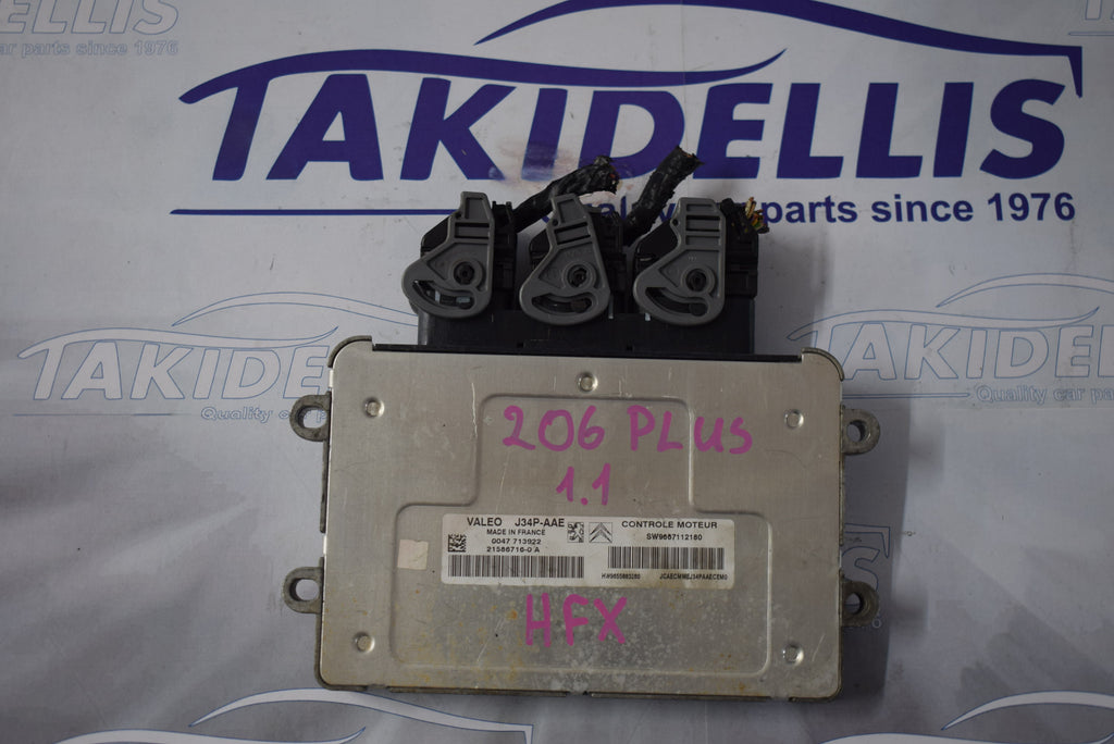 Εγκέφαλος Κινητήρα Peugeot 206 Plus 1.1 HFX
