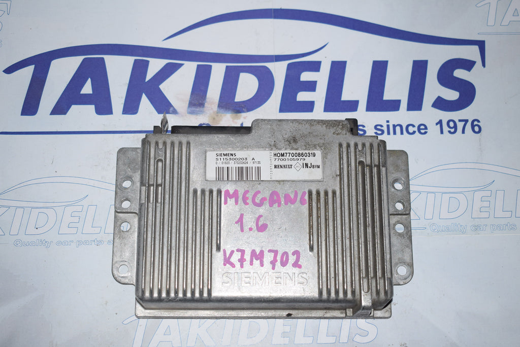 Εγκέφαλος Κινητήρα Renault Megane 1.6 K7M702